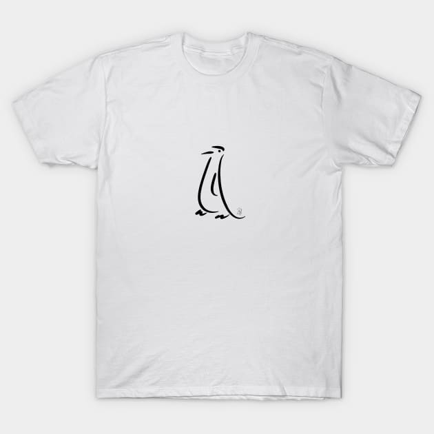 Penguin T-Shirt by NokyArt